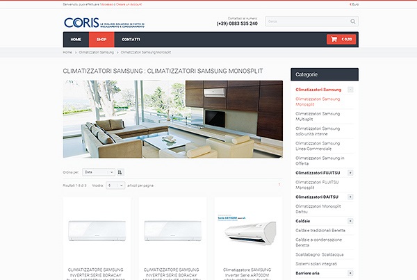 Coris Web Site